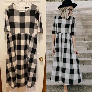 Roolee Buffalo plaid dress